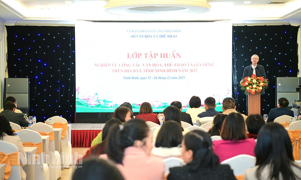 Quang cảnh hội nghị tập huấn.