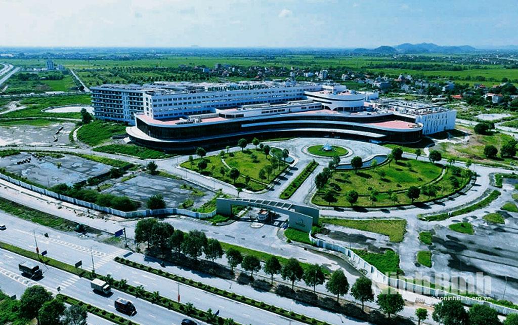 Toàn cảnh Bệnh viện Bạch Mai cơ sở 2 tại phường Liêm Tuyền. Ảnh: CTV