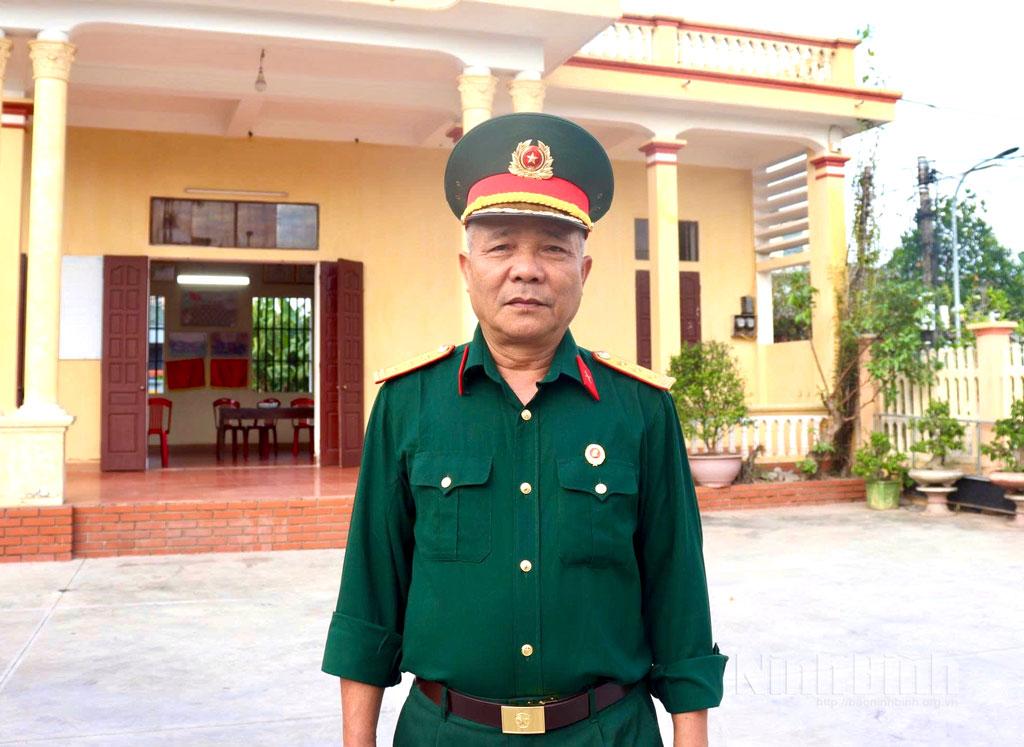 Đồng chí Phạm Ngọc Khánh, Chủ tịch Hội Cựu Chiến binh xã Hải Hậu.