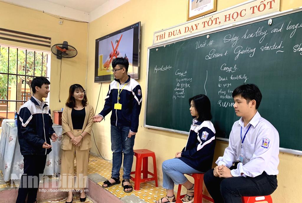 Trường THPT Nguyễn Huệ tích cực đổi mới dạy và học tiếng Anh