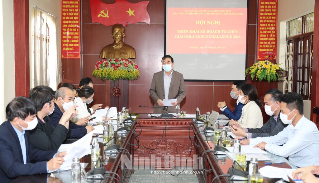 Triển khai kế hoạch tổ chức Giải Golf Lexus Challenge 2022