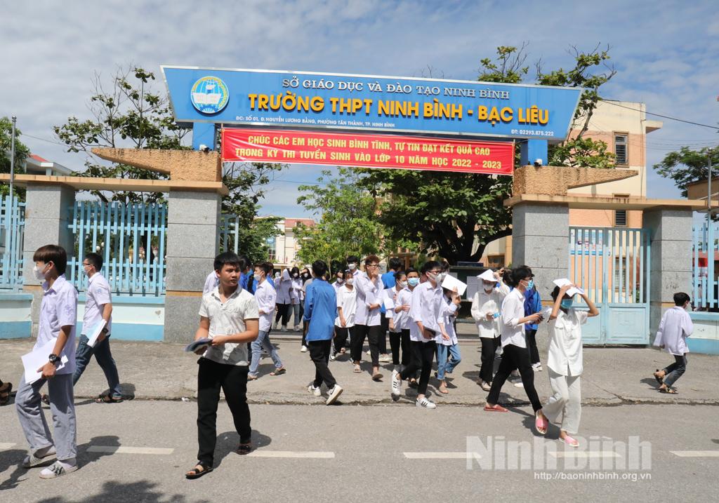 Kỳ thi tuyển sinh lớp 10 THPT năm học 2022-2023 diễn ra an toàn, nghiêm túc, đúng quy chế