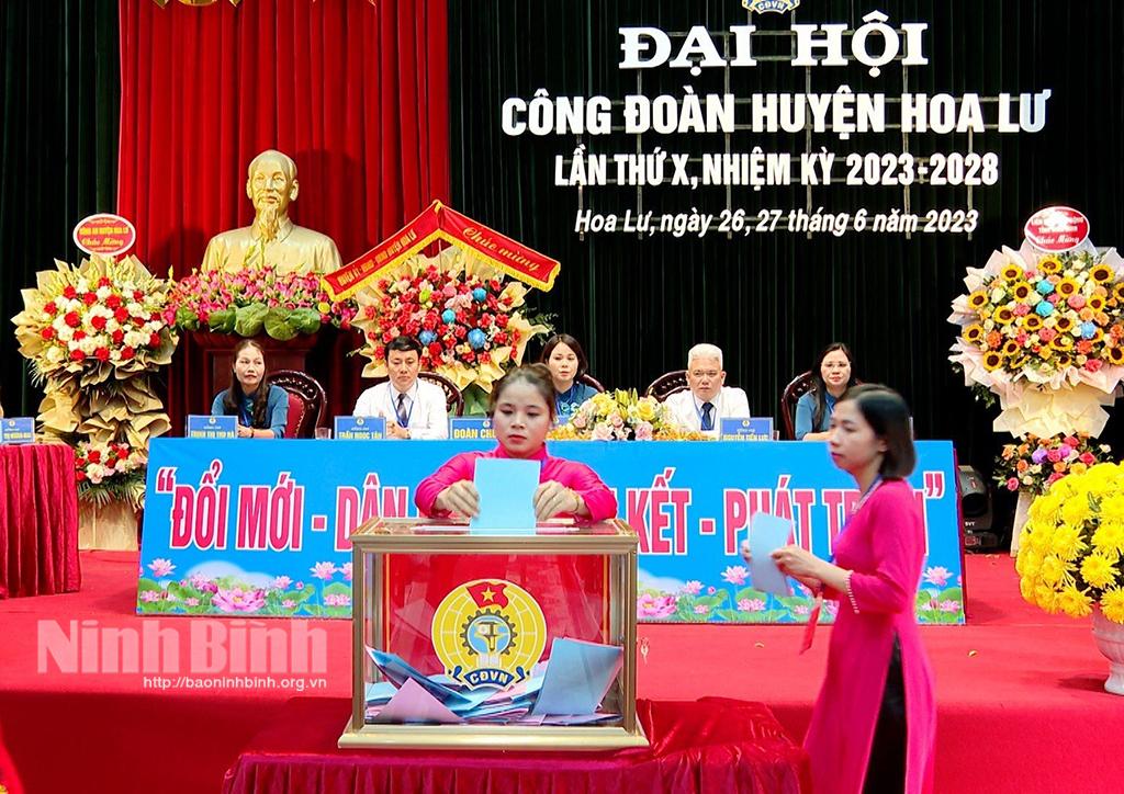 Ghi nhận từ Đại hội công đoàn cấp trên trực tiếp cơ sở