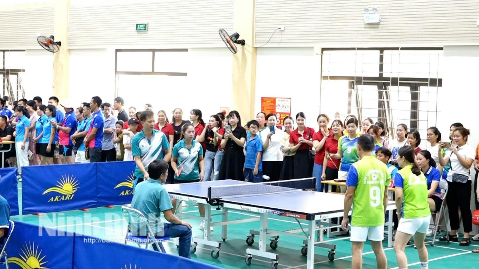 Giải thể thao cán bộ quản lý, giáo viên, nhân viên ngành Giáo dục thành phố Tam Điệp năm 2024